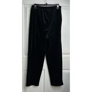 Bobbie Brooks Woman Black Velour Pants Women's 14W/ 16W Loungewear